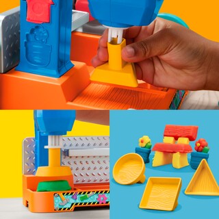 Foto 4 | Banco De Herramientas Construction Playset Play-doh Para Sellos Y Sierras, 3 O Más - Venta Internacional.