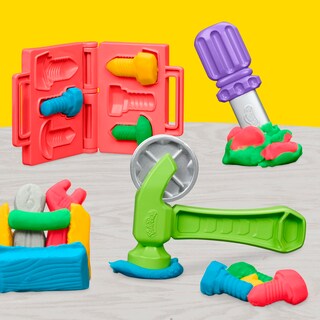 Foto 5 | Banco De Herramientas Construction Playset Play-doh Para Sellos Y Sierras, 3 O Más - Venta Internacional.