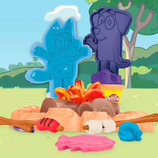 Foto 6 | Set De Juego Play-doh Bluey Goes Para Acampar Con Herramientas Para Fogatas Durante Más De 3 Años - Venta Internaciona