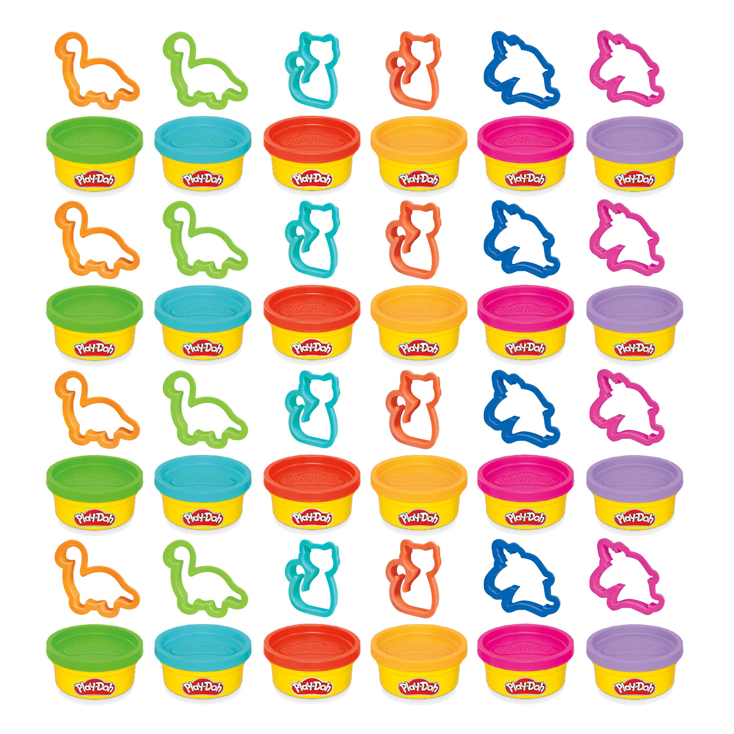 Compuesto Para Modelar Play-doh 24 Con Cortadores Party Favor Pack - Venta Internacional.