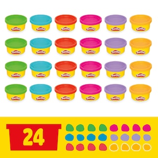 Foto 3 | Compuesto Para Modelar Play-doh 24 Con Cortadores Party Favor Pack - Venta Internacional.