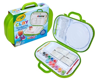 Foto 2 | Set De Arte De Arcilla Para Niños Crayola Sculpting Station Con Pintura Para Niños, 6 O Más - Venta Internacional.