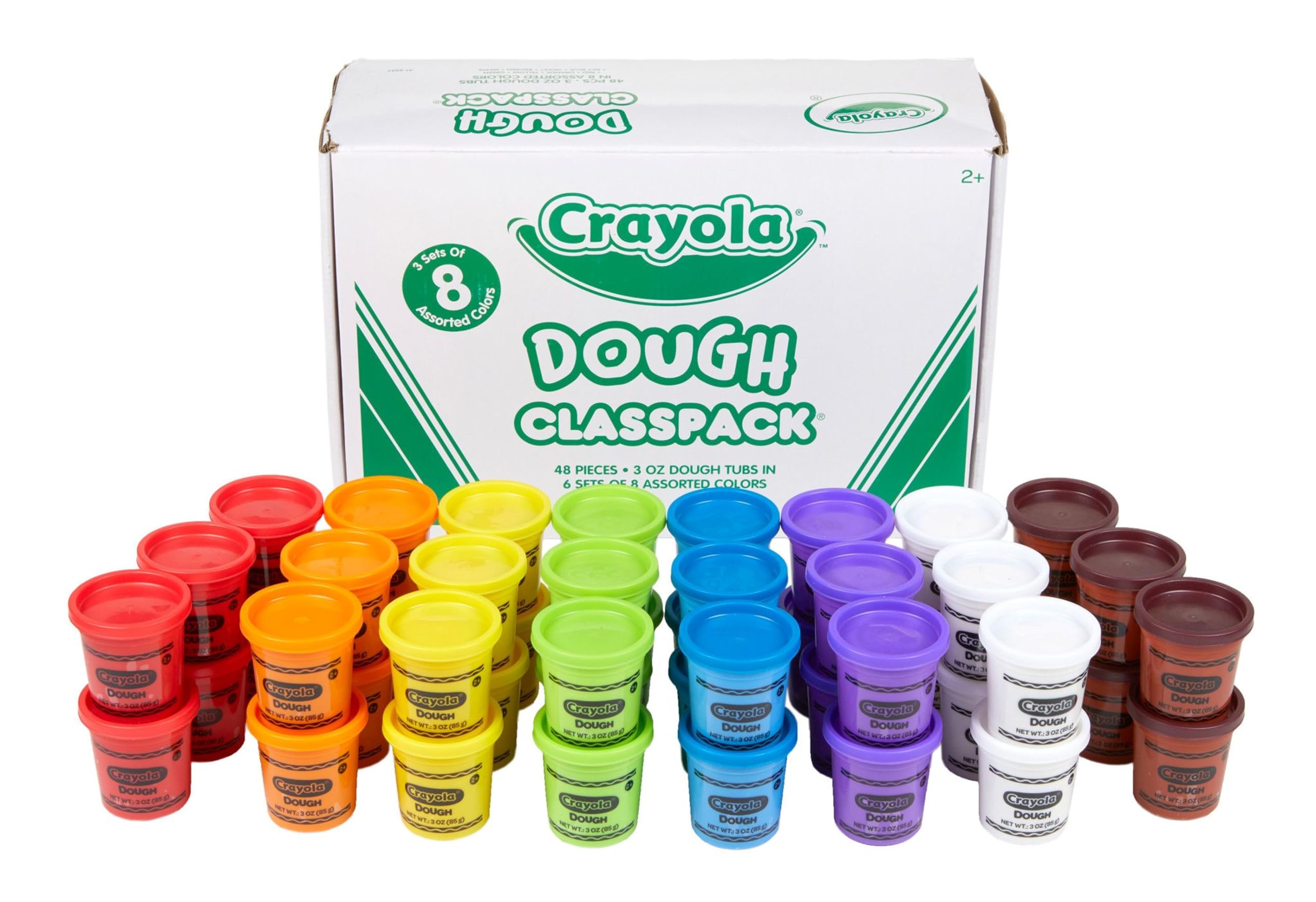 Dough Crayola Classpack, 48 X 85 Ml, 8 Colores Surtidos, Más De 3 Años - Venta Internacional.