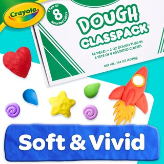 Foto 3 | Dough Crayola Classpack, 48 X 85 Ml, 8 Colores Surtidos, Más De 3 Años - Venta Internacional.