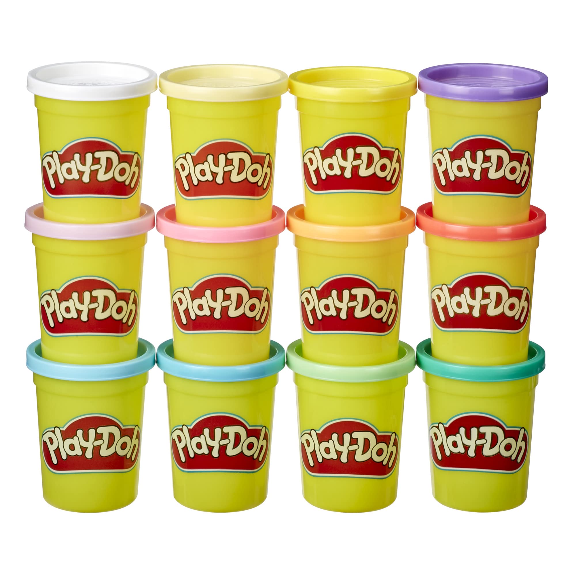 Compuesto Para Modelar Play-doh, Colores Pastel A Granel, 12 Unidades, 120 Ml - Venta Internacional.