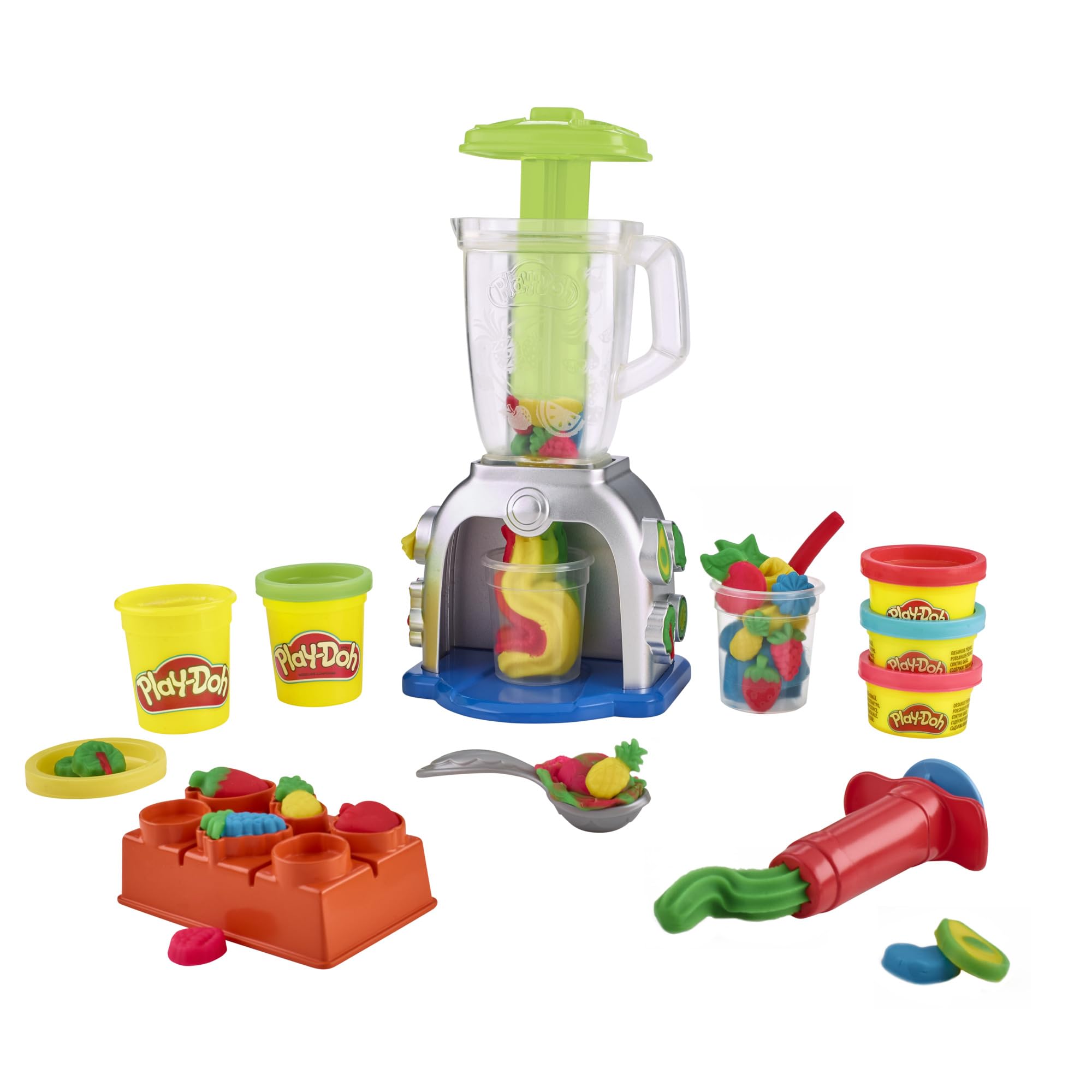Foto 2 pulgar | Toy Blender Playset Play-doh Swirlin' Smoothies Para Niños Mayores De 3 Años - Venta Internacional.