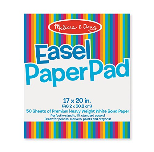 Melissa & Doug Art Essentials Easel Pad (17 X 20 Pulgadas) Con 50 Hojas De Papel Bond Blanco - Venta Internacional.