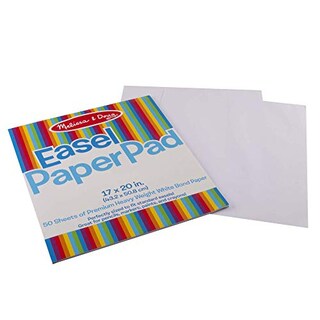 Foto 3 | Melissa & Doug Art Essentials Easel Pad (17 X 20 Pulgadas) Con 50 Hojas De Papel Bond Blanco - Venta Internacional.