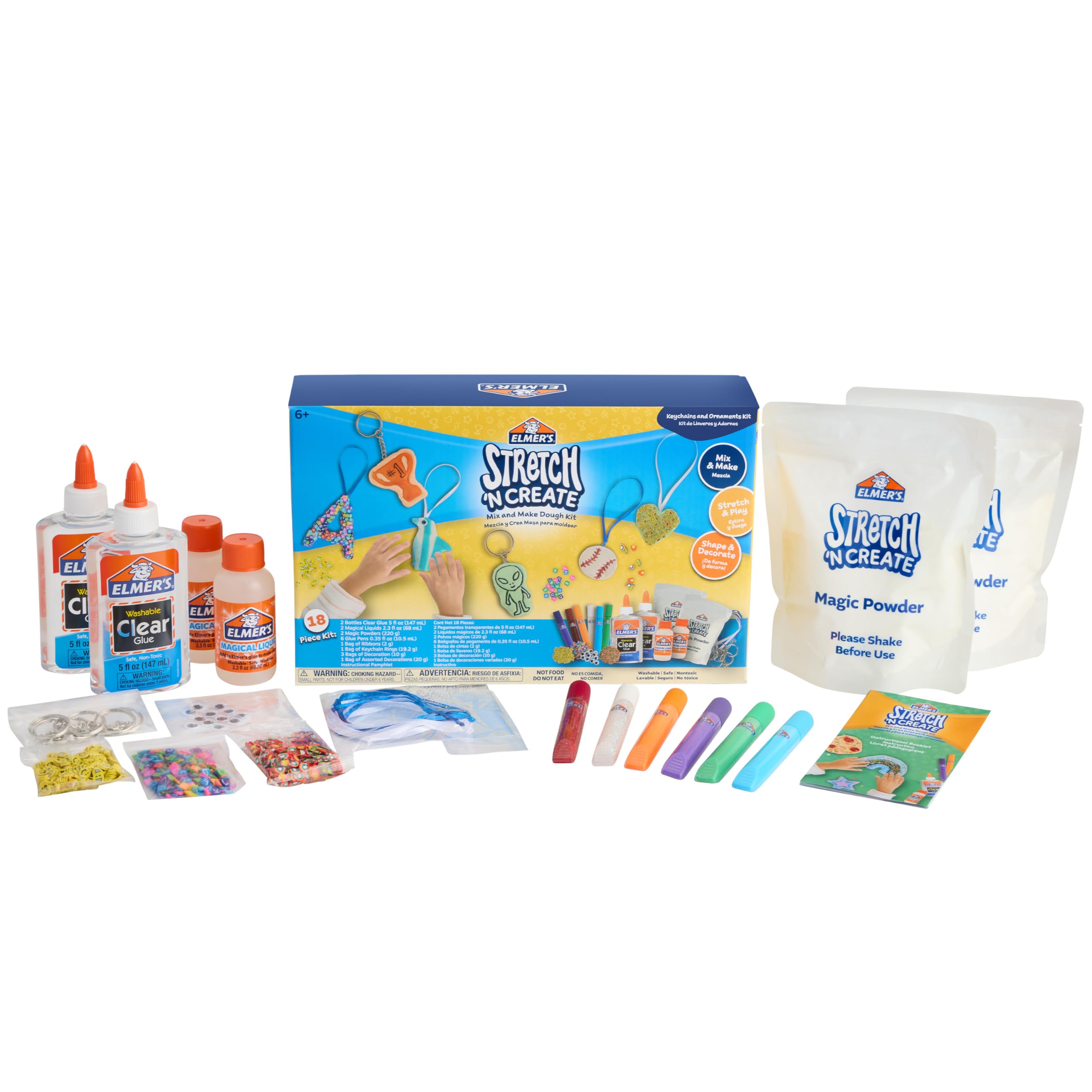 Kit De Masa Elmer's Stretch N' Create Make Your Own, 18 Unidades - Venta Internacional.