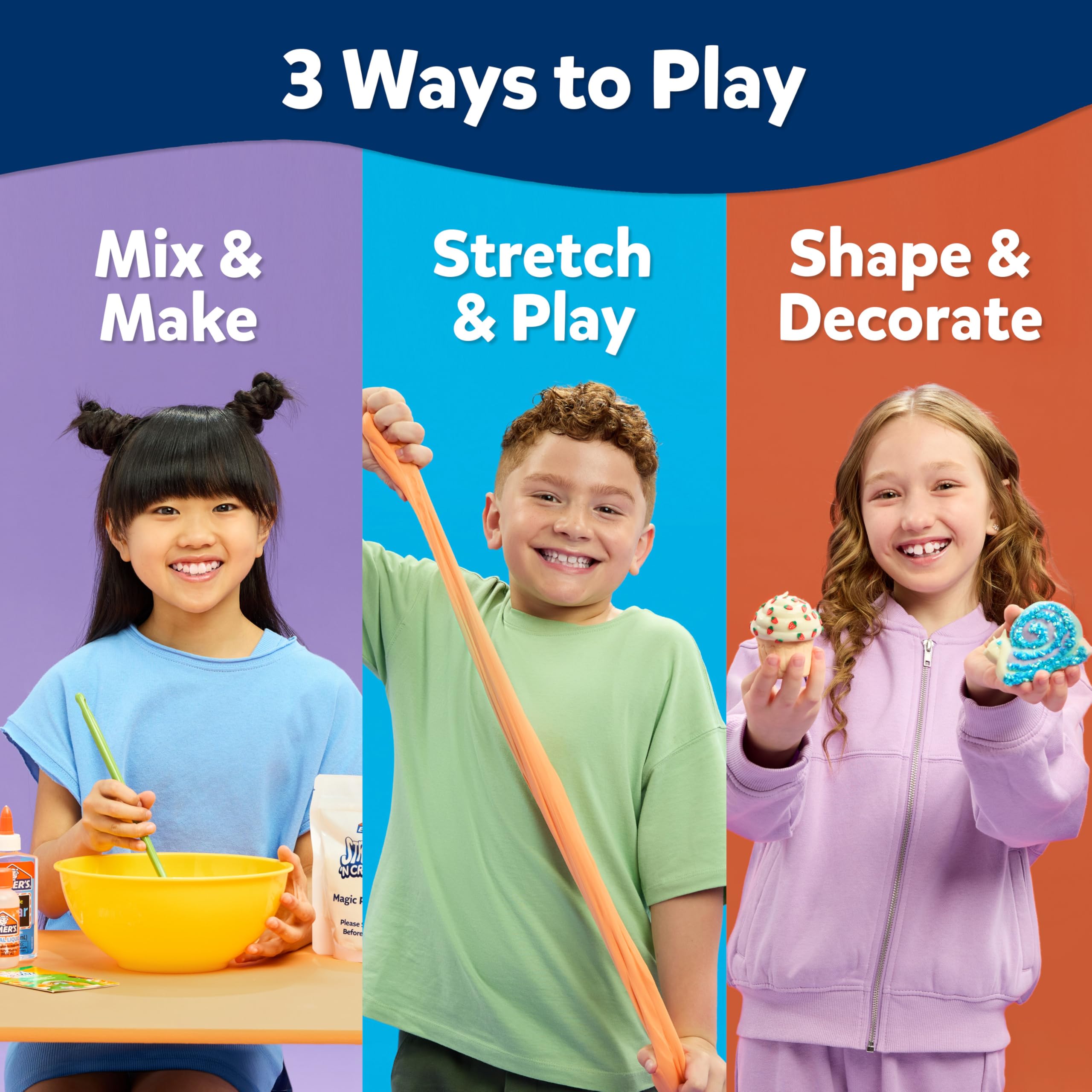 Foto 3 pulgar | Kit De Masa Elmer's Stretch N' Create Make Your Own, 18 Unidades - Venta Internacional.