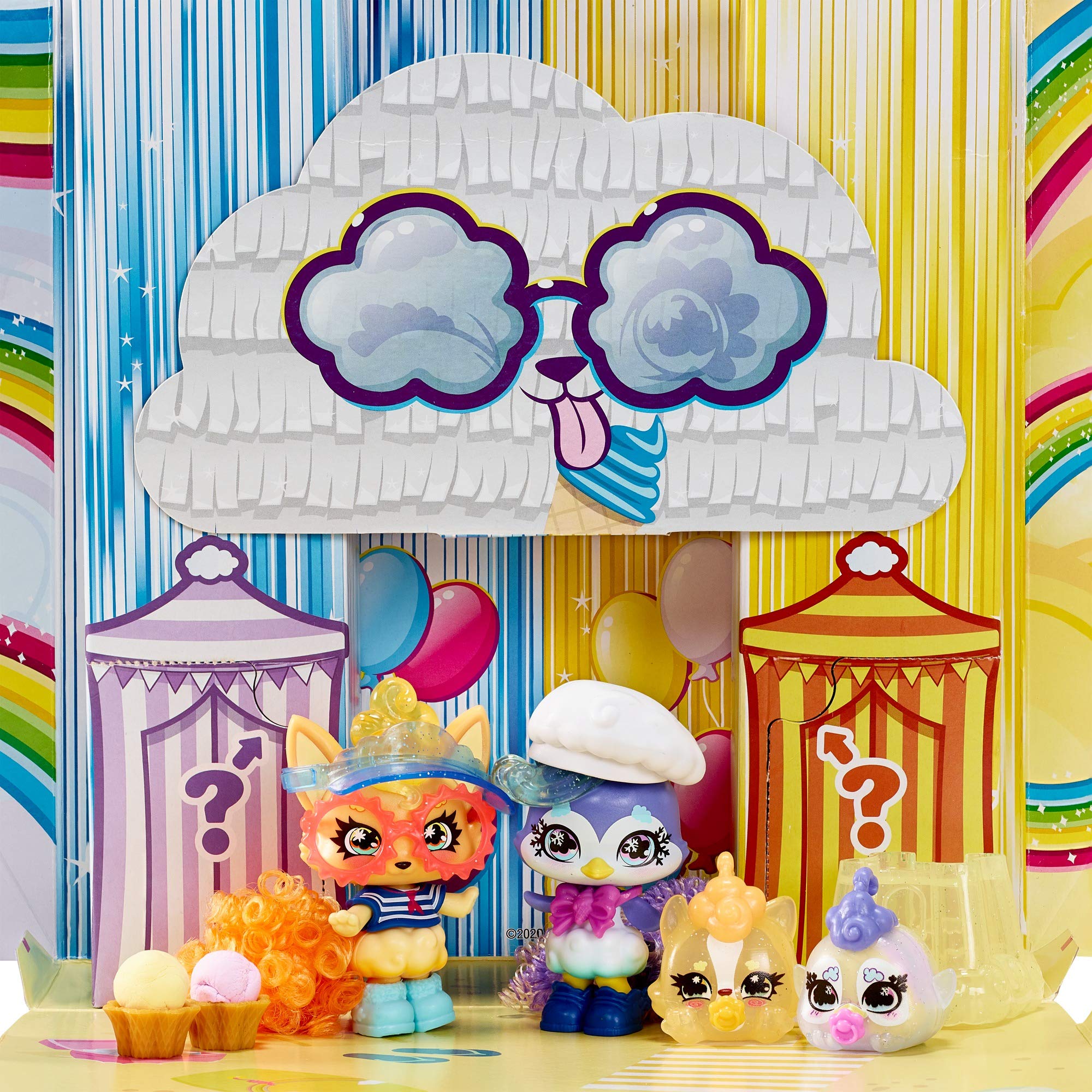 Foto 3 | Fiesta De Helados En La Playa Para Mascotas Coleccionables De Toy Mattel Cloudees - Venta Internacional.