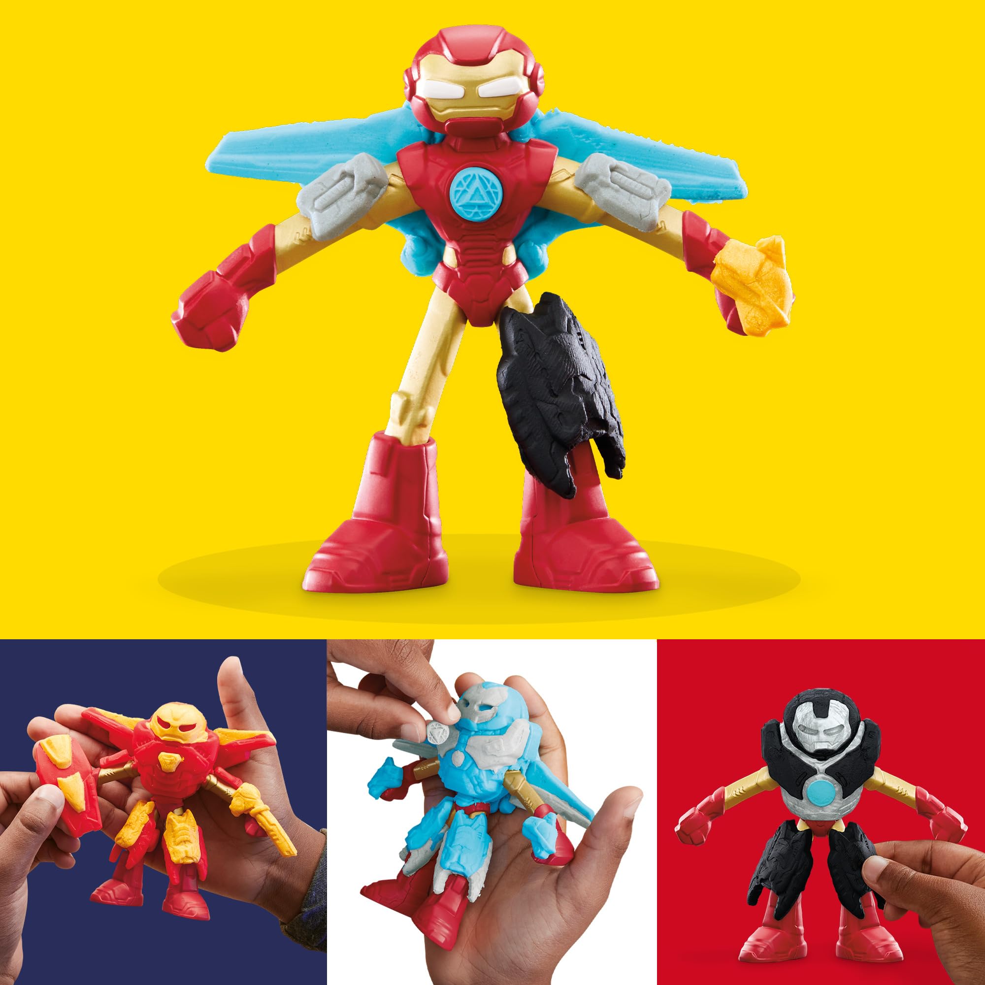 Foto 4 pulgar | Playset Play-doh Marvel Iron Man Armor Maker Lab Con Luces - Venta Internacional.