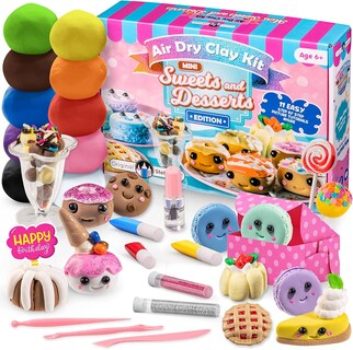 Foto 1 | Kit De Arcilla Para Modelar, Papelería Original, Minicaramelos Y Postres - Venta Internacional.