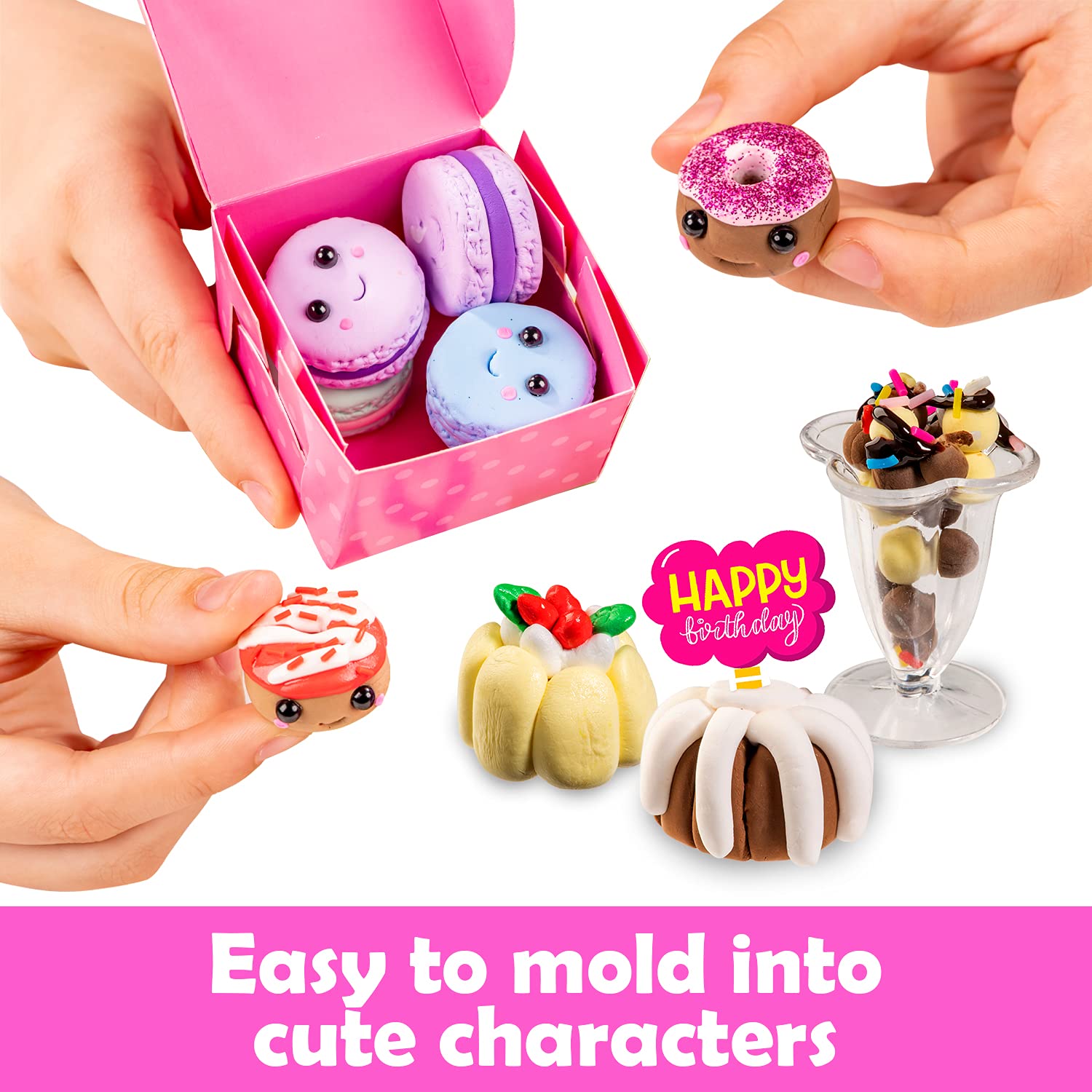 Foto 7 | Kit De Arcilla Para Modelar, Papelería Original, Minicaramelos Y Postres - Venta Internacional.