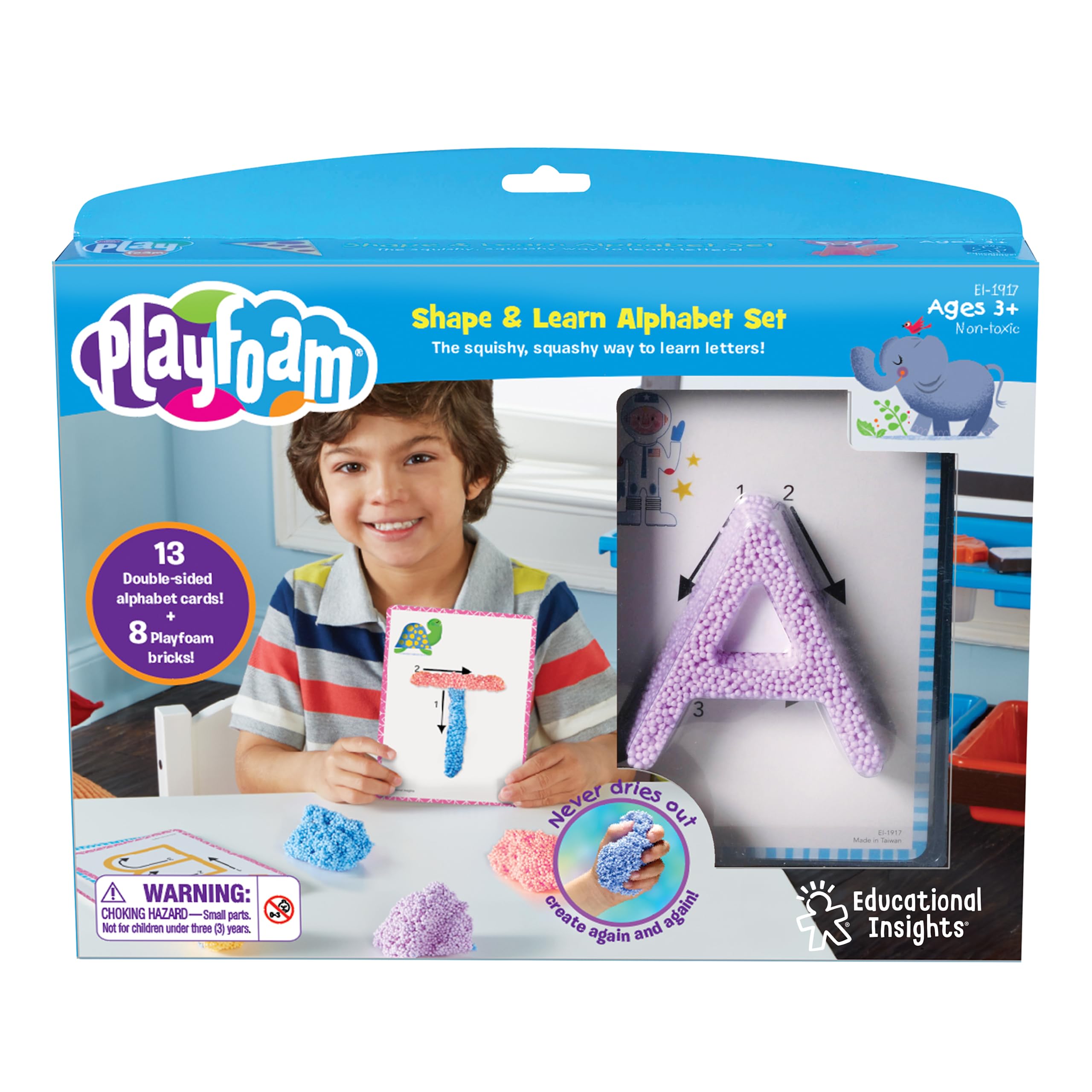 Juego De Alfabeto De 26 Letras Shape & Learn De Playfoam Con Ideas Educativas - Venta Internacional.
