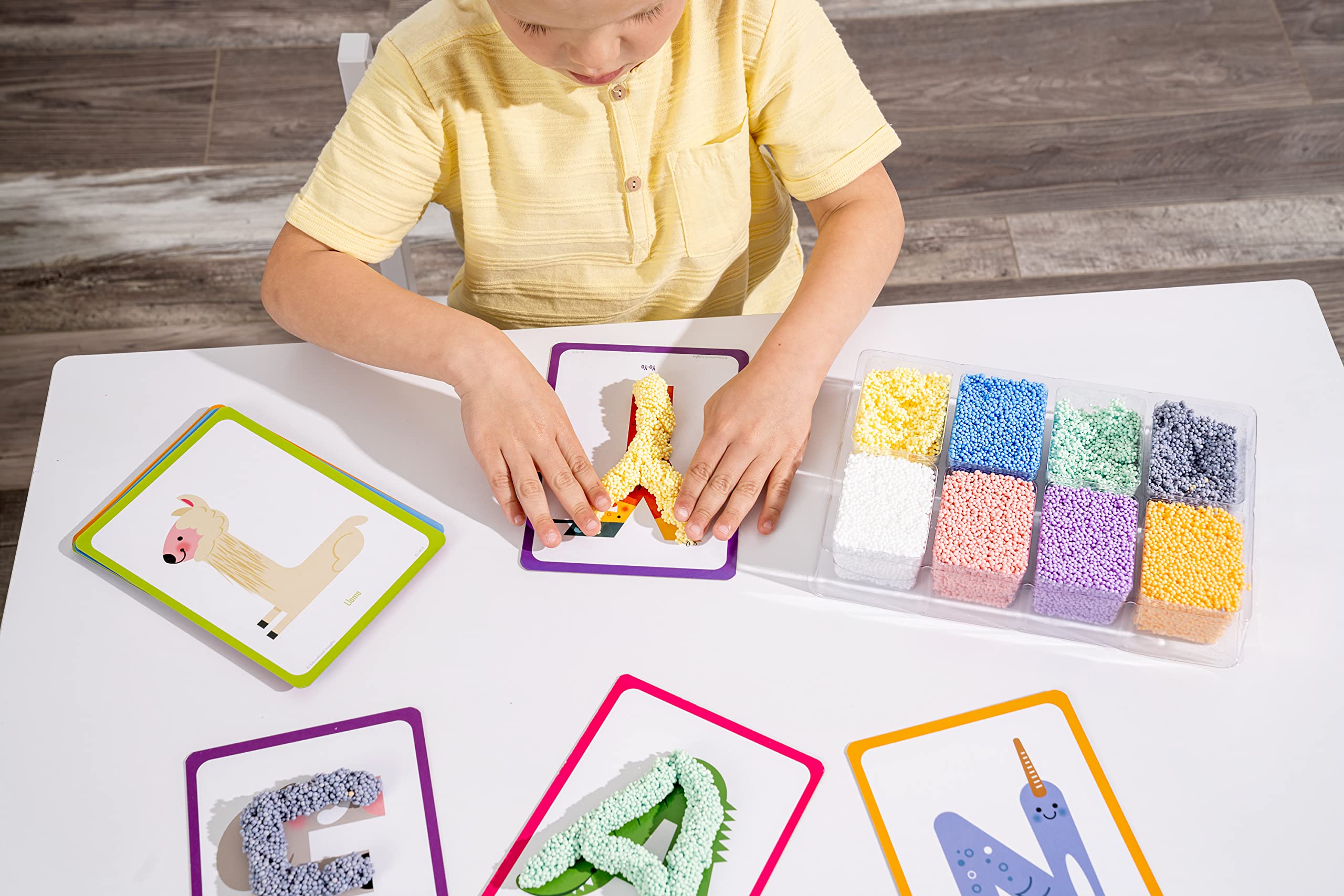 Foto 3 pulgar | Juego De Tarjetas Didácticas Educational Insights Playfoam Shape & Learn - Venta Internacional.