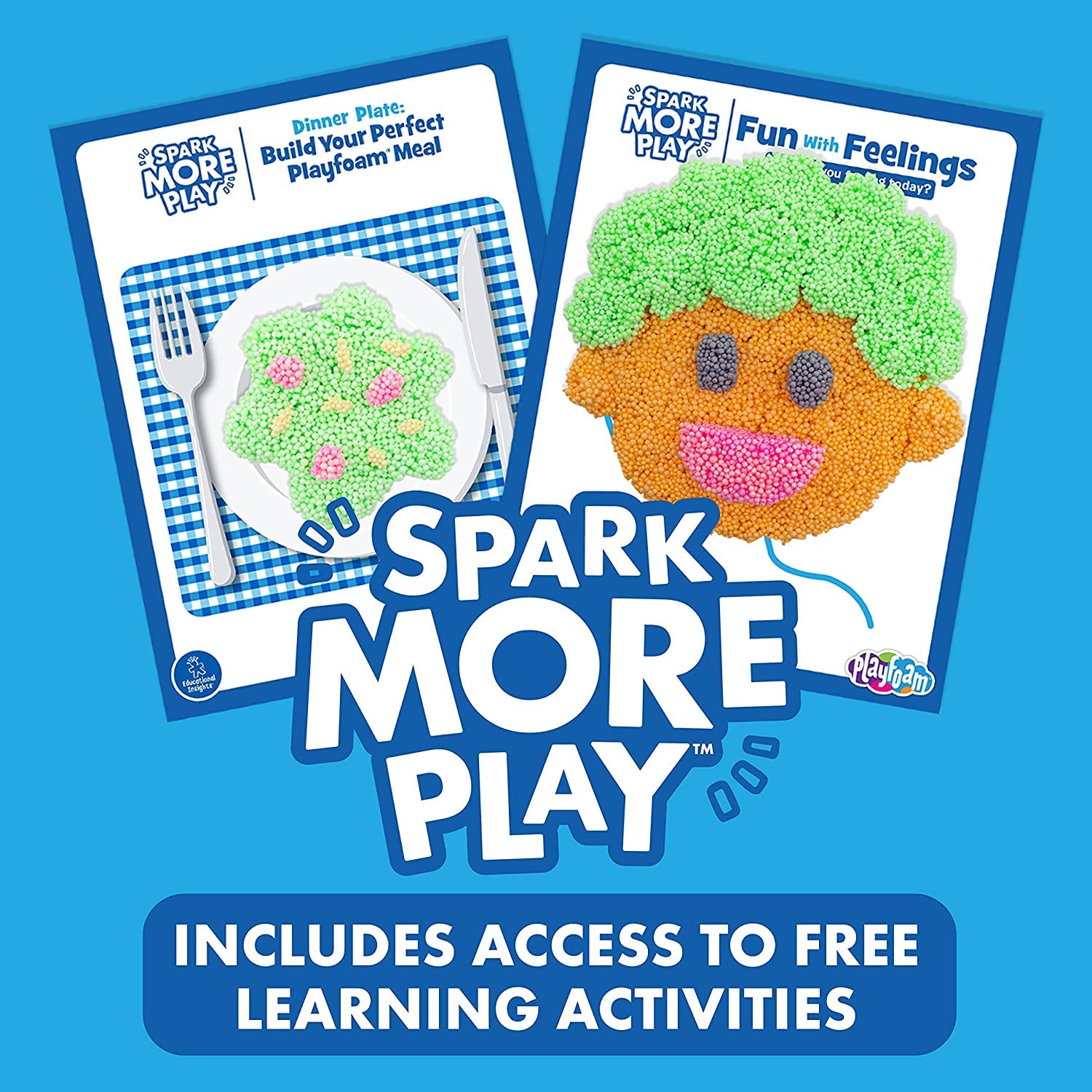 Foto 6 | Juego De Tarjetas Didácticas Educational Insights Playfoam Shape & Learn - Venta Internacional.