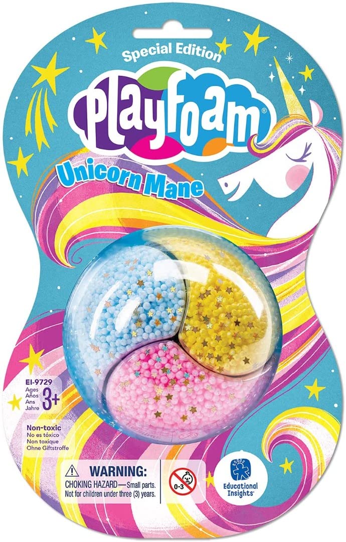 Melena De Unicornio Playfoam De Toy Educational Insights, 12 Unidades, 3 O Más - Venta Internacional.
