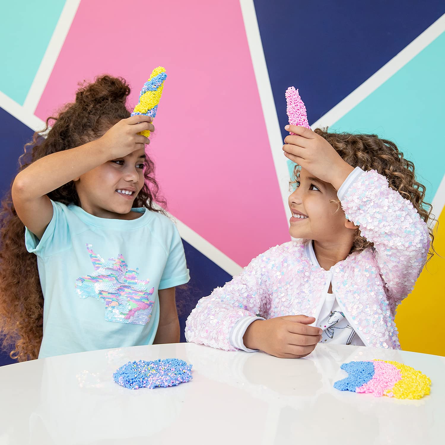 Foto 2 | Melena De Unicornio Playfoam De Toy Educational Insights, 12 Unidades, 3 O Más - Venta Internacional.