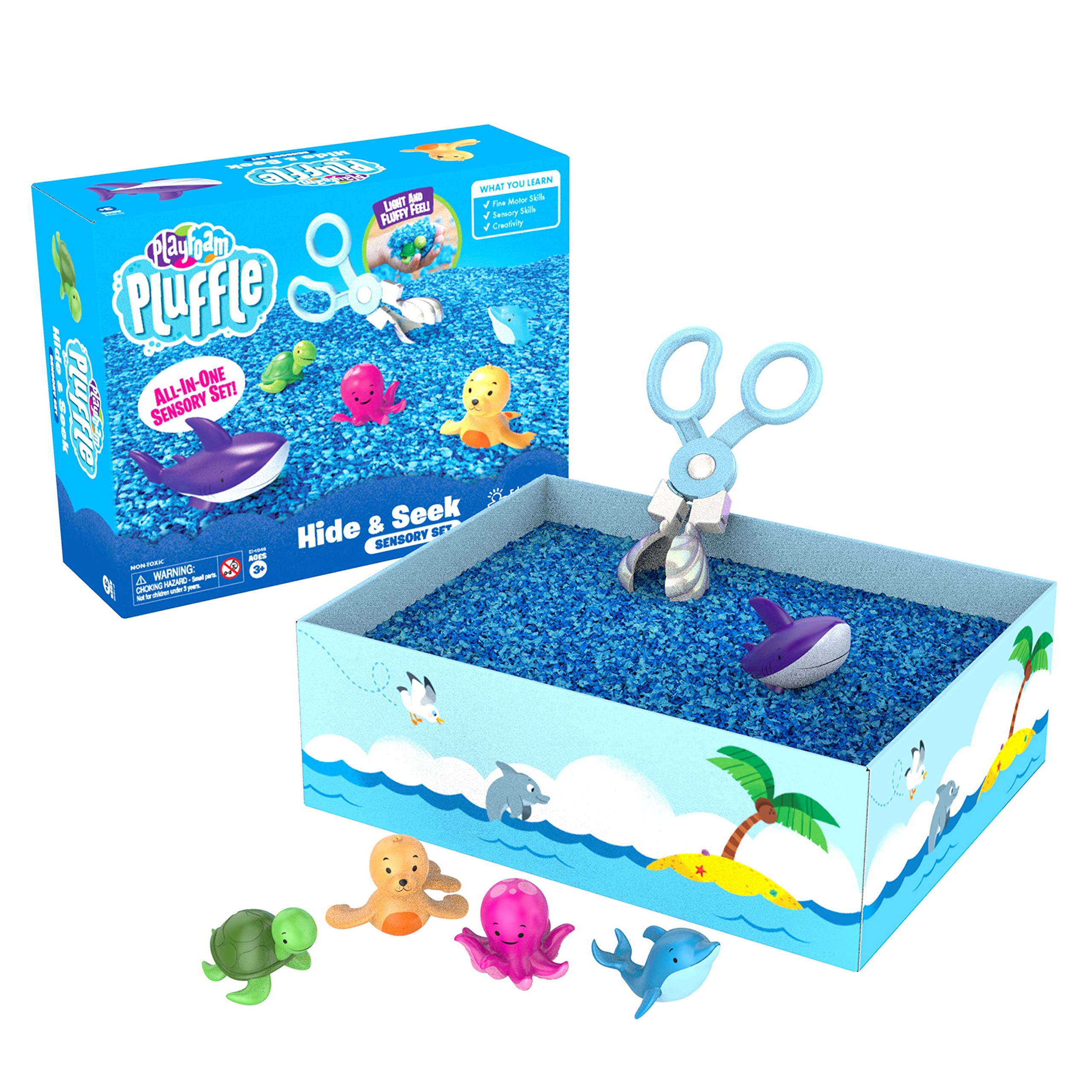 Foto 2 pulgar | Set Sensorial Educational Insights Playfoam Pluffle Ocean 3+ - Venta Internacional.