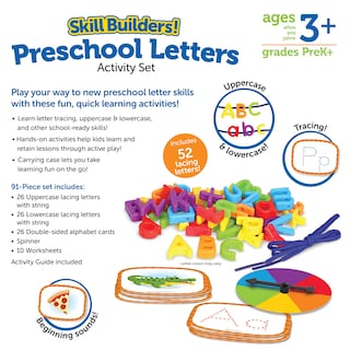 Foto 6 | ¡desarrolladores De Habilidades! Set De Aprendizaje De Letras Para Preescolar, 91 Piezas - Venta Internacional.