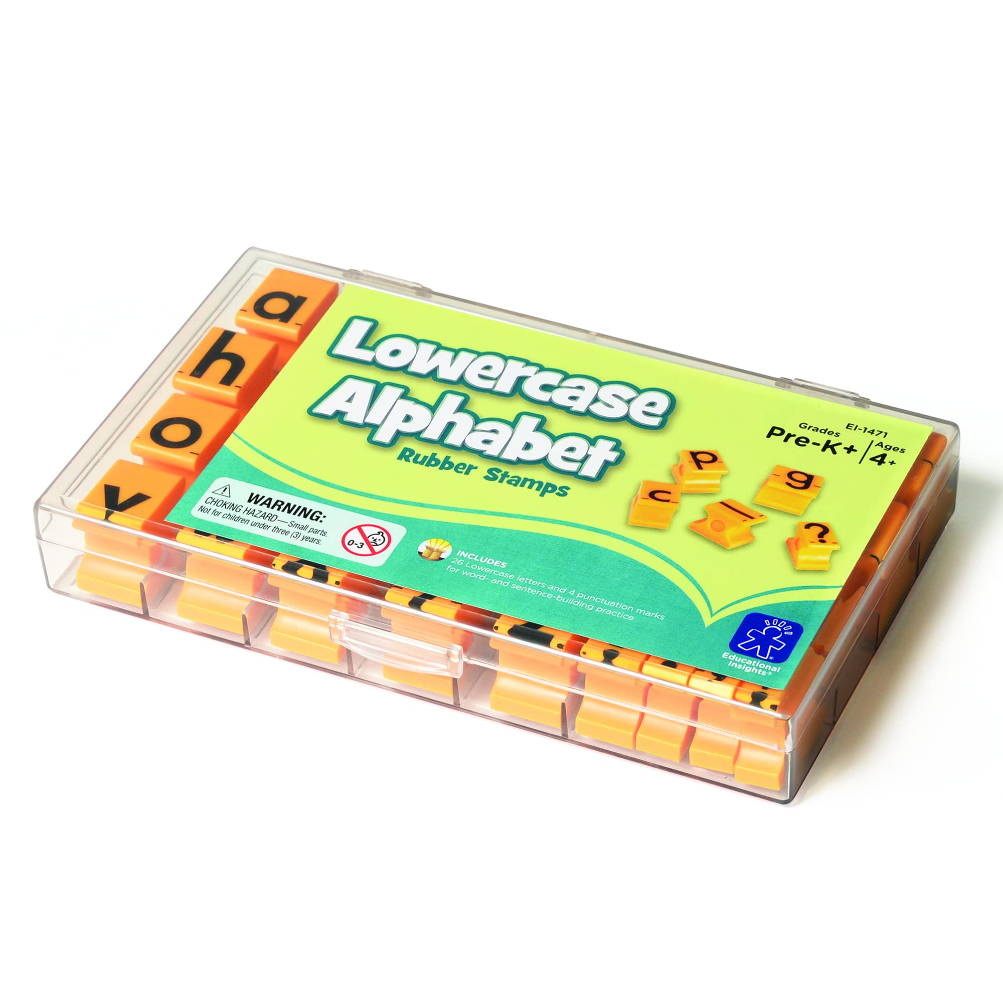Rubber Stamps Set Educational Insights Con Letras Minúsculas - Venta Internacional.
