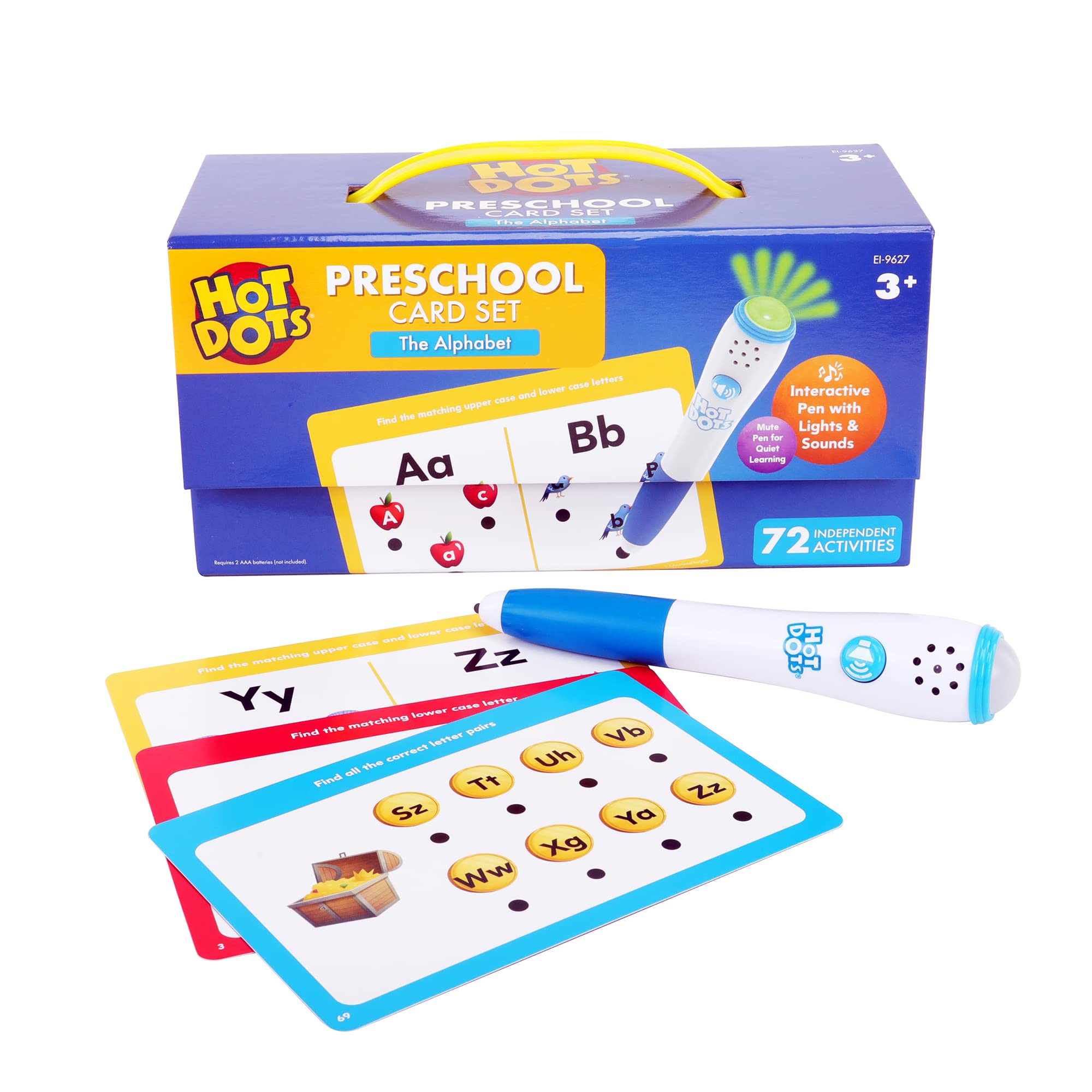 Set De Alfabeto Hot Dots De Educational Insights Con 72 Actividades - Venta Internacional.