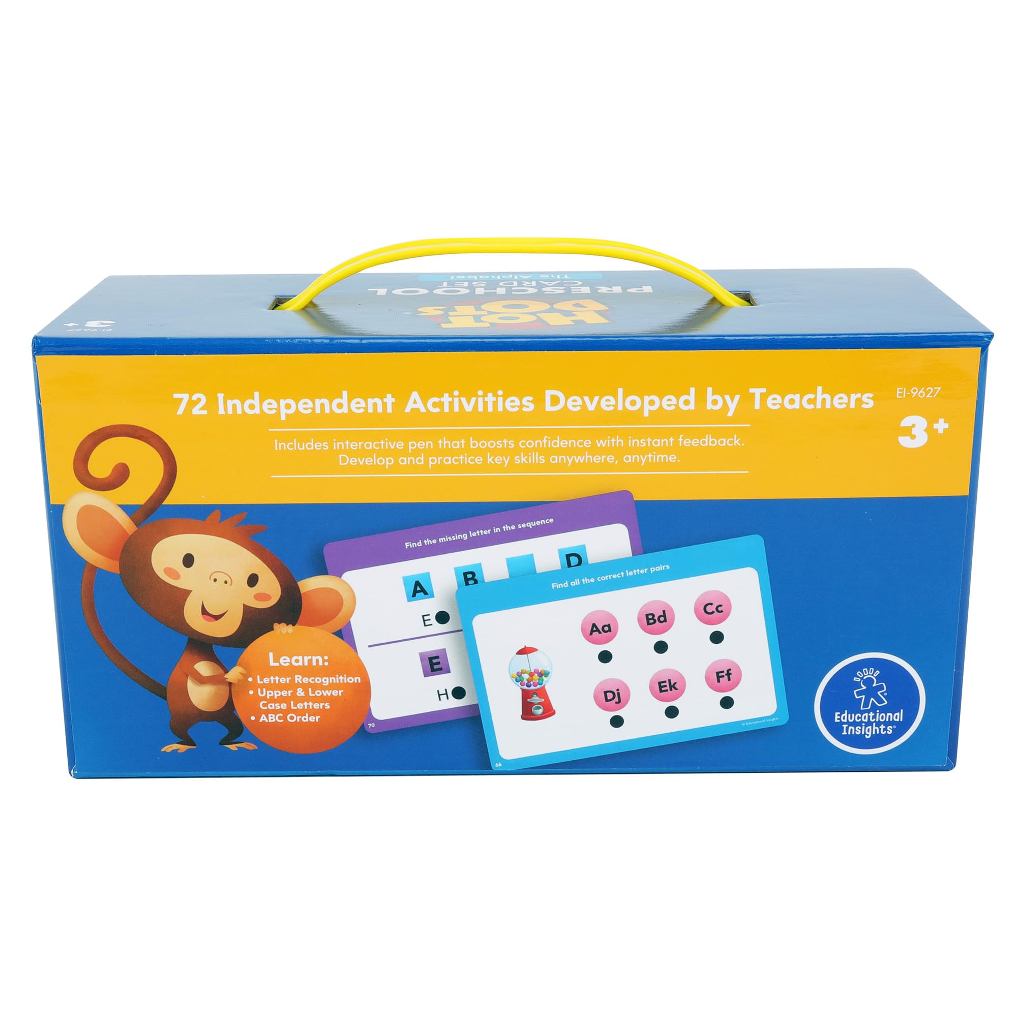 Foto 8 pulgar | Set De Alfabeto Hot Dots De Educational Insights Con 72 Actividades - Venta Internacional.