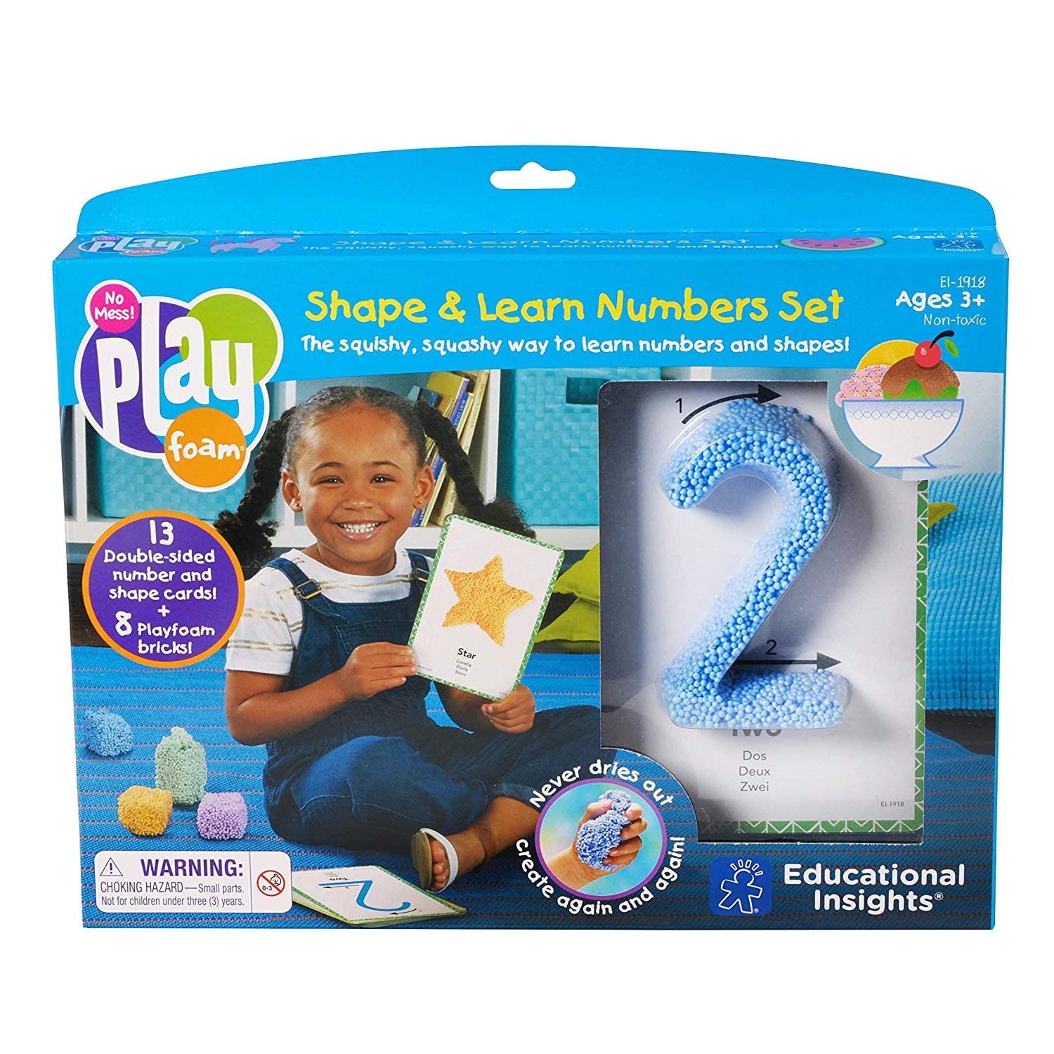 Foto 7 pulgar | Los Números Shape & Learn De Playfoam Proporcionan Información Educativa - Venta Internacional.