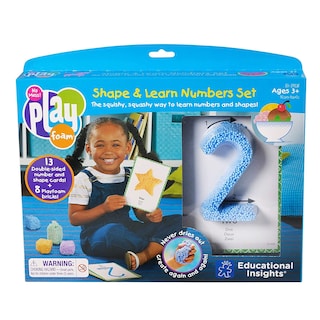 Foto 6 | Los Números Shape & Learn De Playfoam Proporcionan Información Educativa - Venta Internacional.