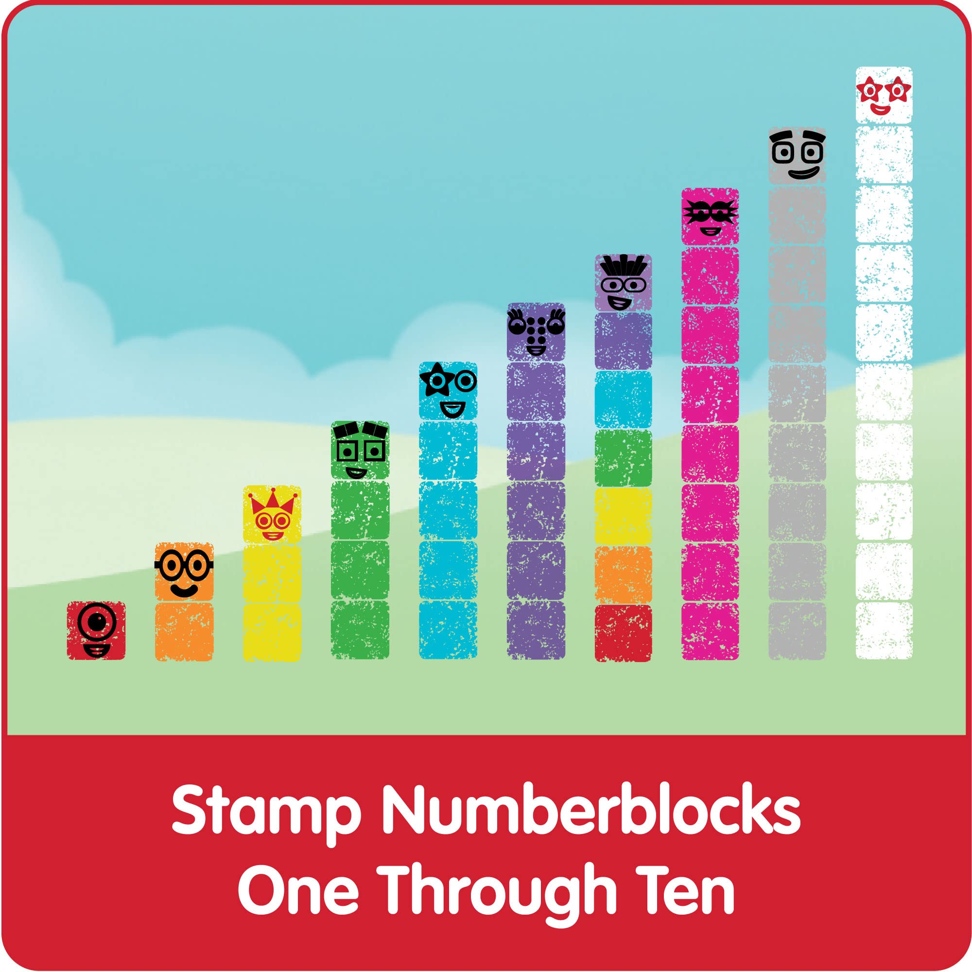 Foto 3 pulgar | Set De Actividades Con Sellos Hand2mind Numberblocks Stampoline Park - Venta Internacional.
