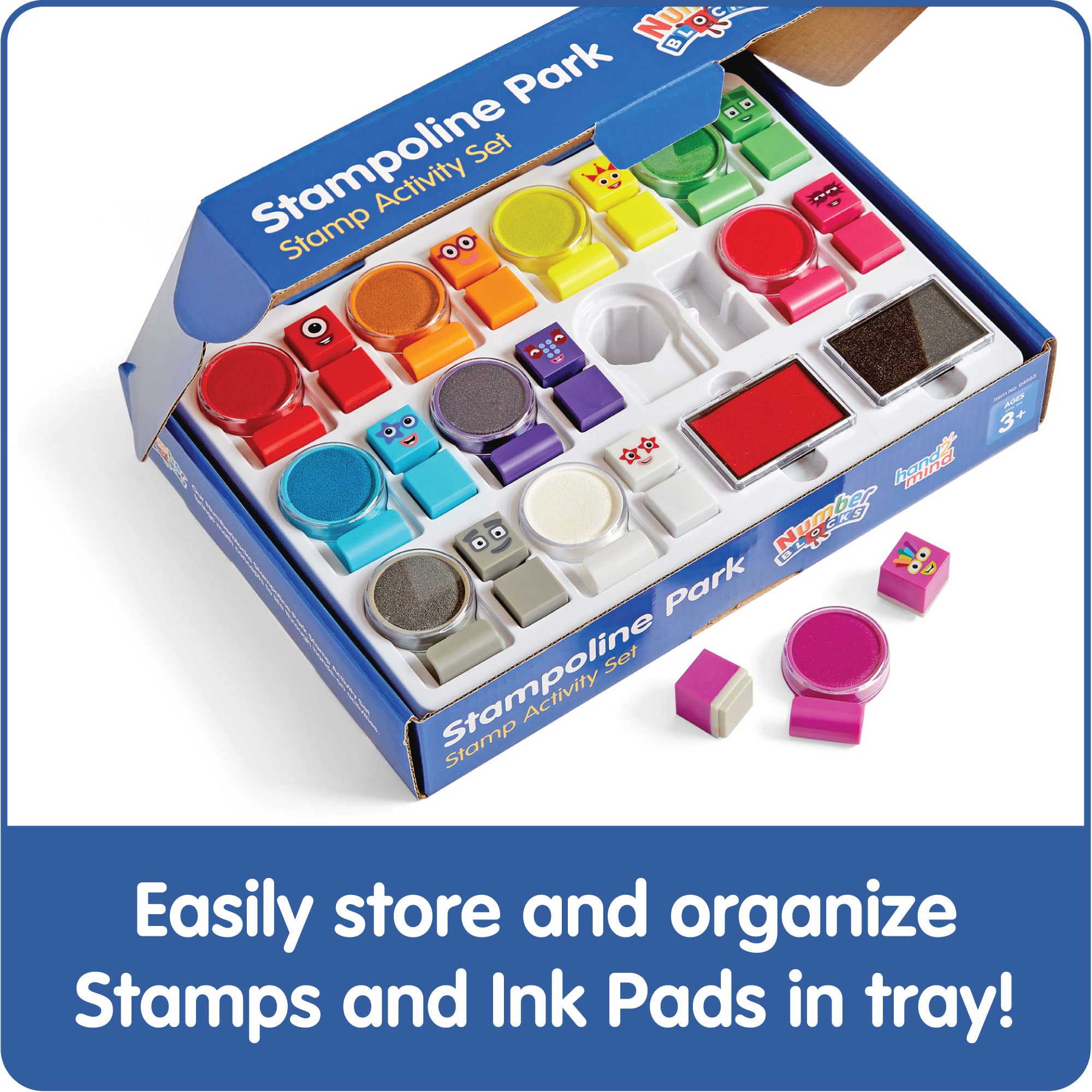 Foto 4 | Set De Actividades Con Sellos Hand2mind Numberblocks Stampoline Park - Venta Internacional.