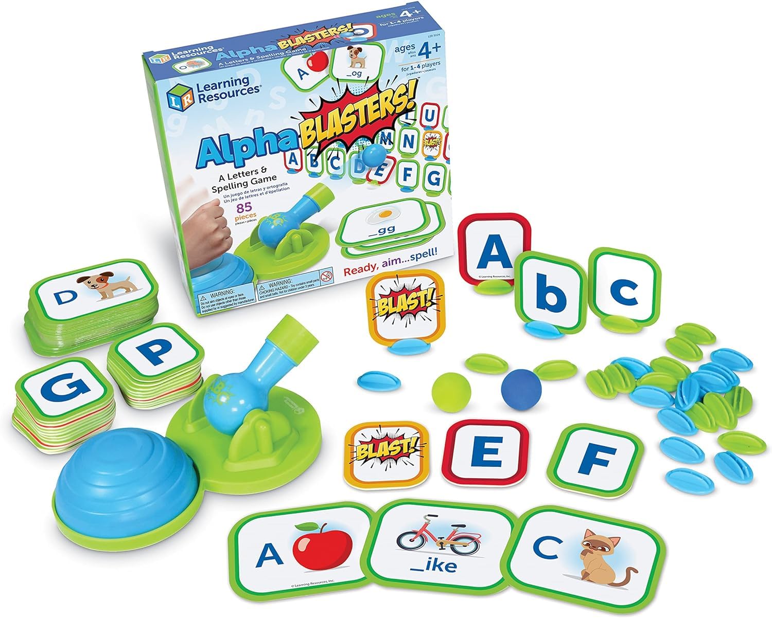 Recursos De Aprendizaje De Juegos De Letras Y Ortografía Alphablasters - Venta Internacional.