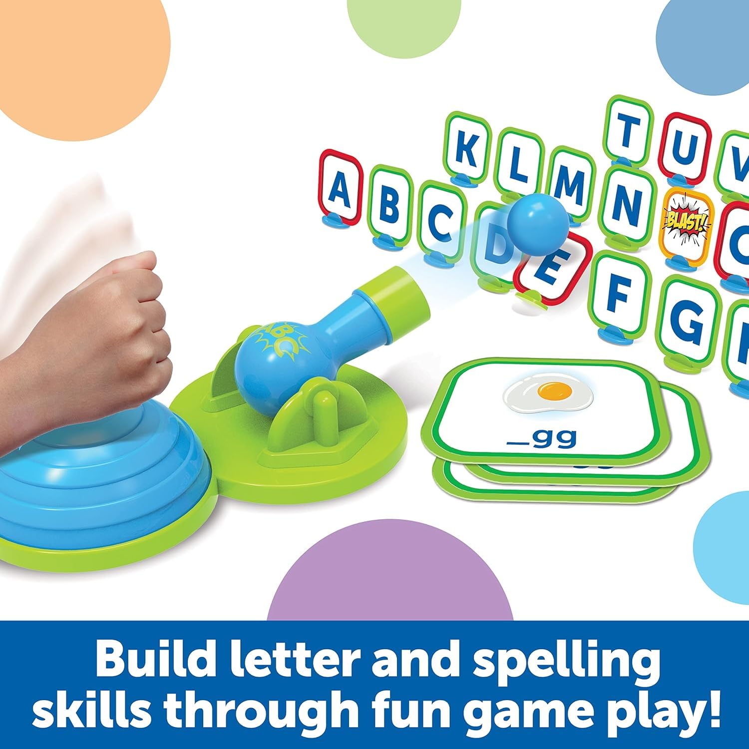 Foto 3 pulgar | Recursos De Aprendizaje De Juegos De Letras Y Ortografía Alphablasters - Venta Internacional.