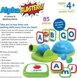 Foto 5 | Recursos De Aprendizaje De Juegos De Letras Y Ortografía Alphablasters - Venta Internacional.