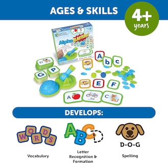 Foto 6 | Recursos De Aprendizaje De Juegos De Letras Y Ortografía Alphablasters - Venta Internacional.