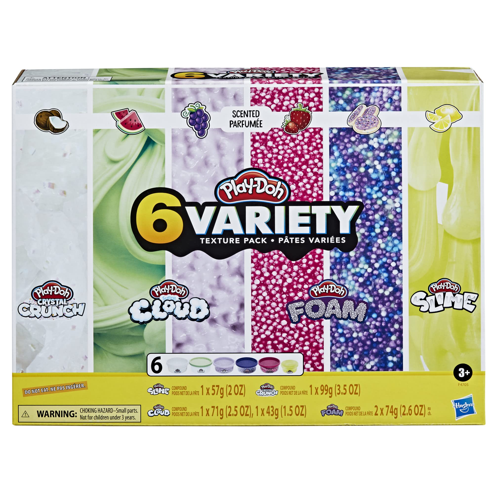 Juguete Táctil Play-doh Slime Crystal Crunch Super Cloud Foam - Venta Internacional.