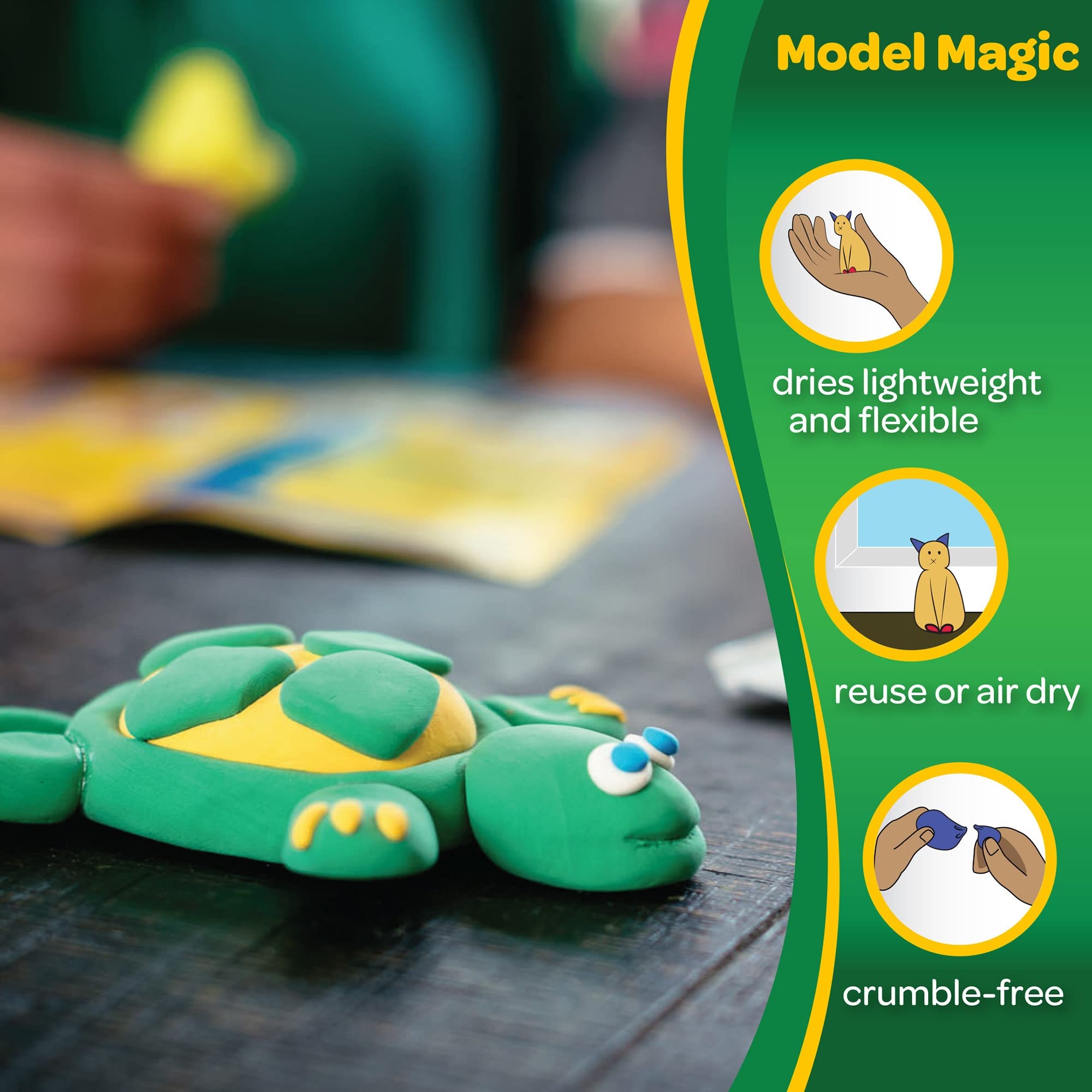 Foto 8 pulgar | Arcilla De Modelar Crayola Model Magic White, Cubo De 900 G Para Niños A Partir De 3 Años - Venta Internacional.