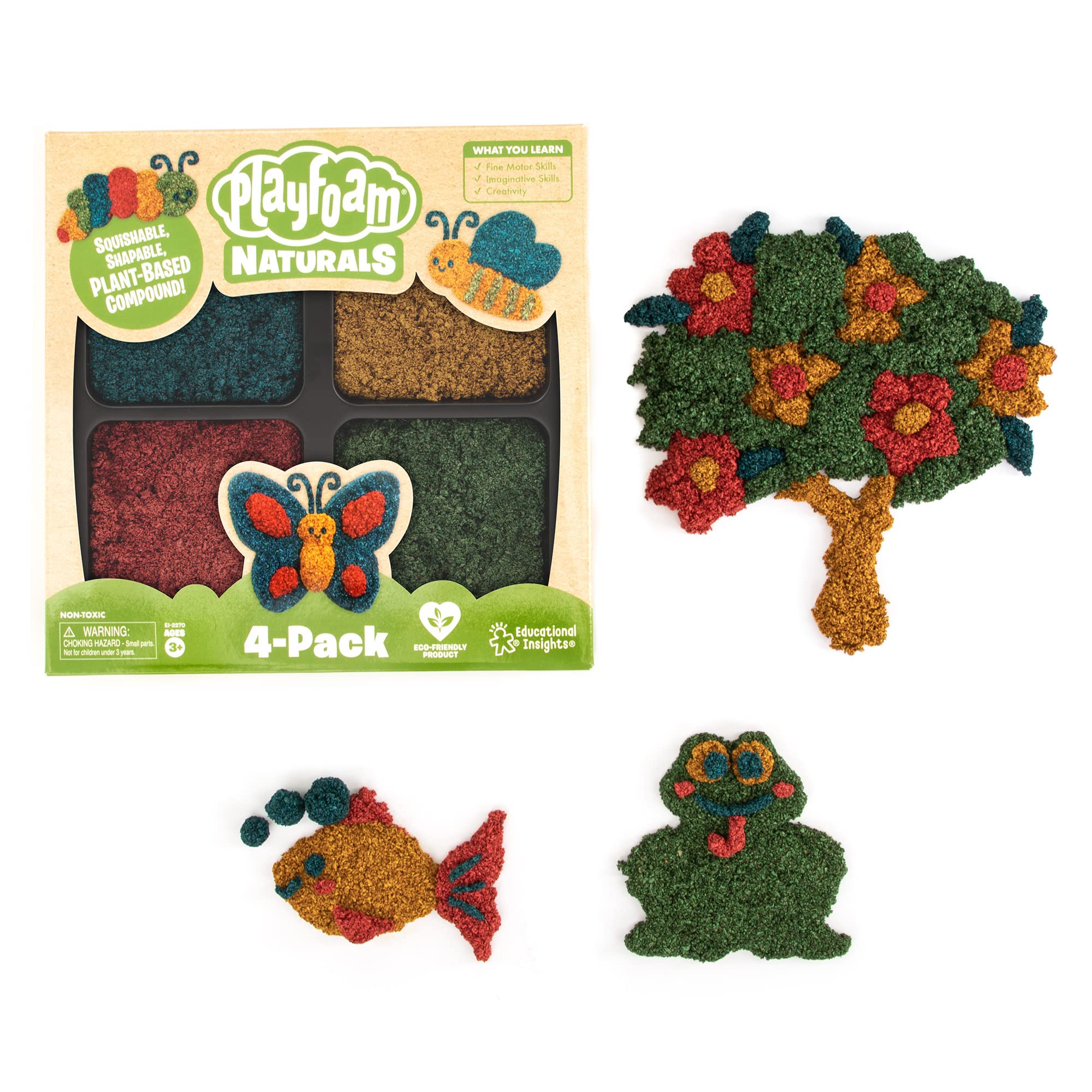 Playfoam Naturals Paquete de 4 Ideas Educativas a Base de Plantas - Venta Internacional
