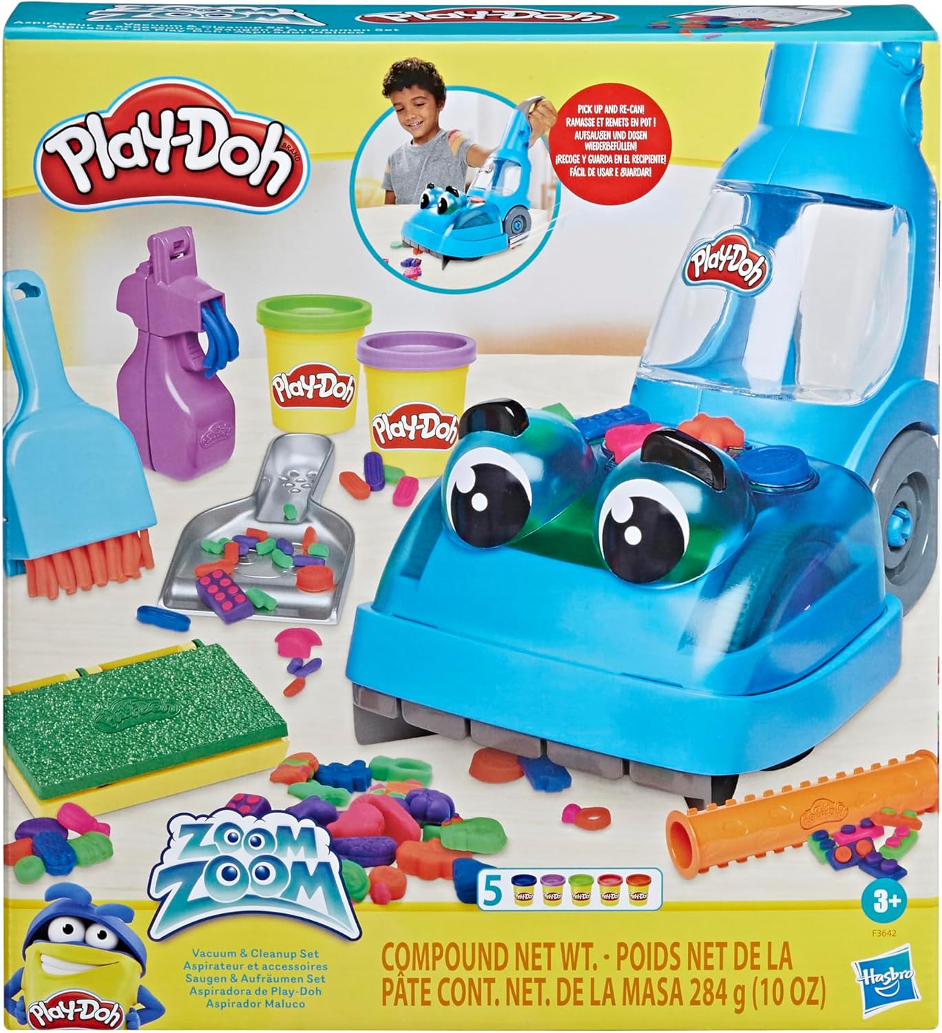 Foto 2 pulgar | Play Doh Zoom Zoom Aspiradora