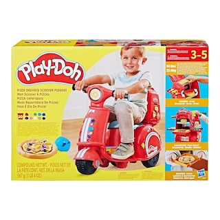 Foto 1 | Moto Play-doh Juguete de Montar Repartidora de Pizzas Rojo