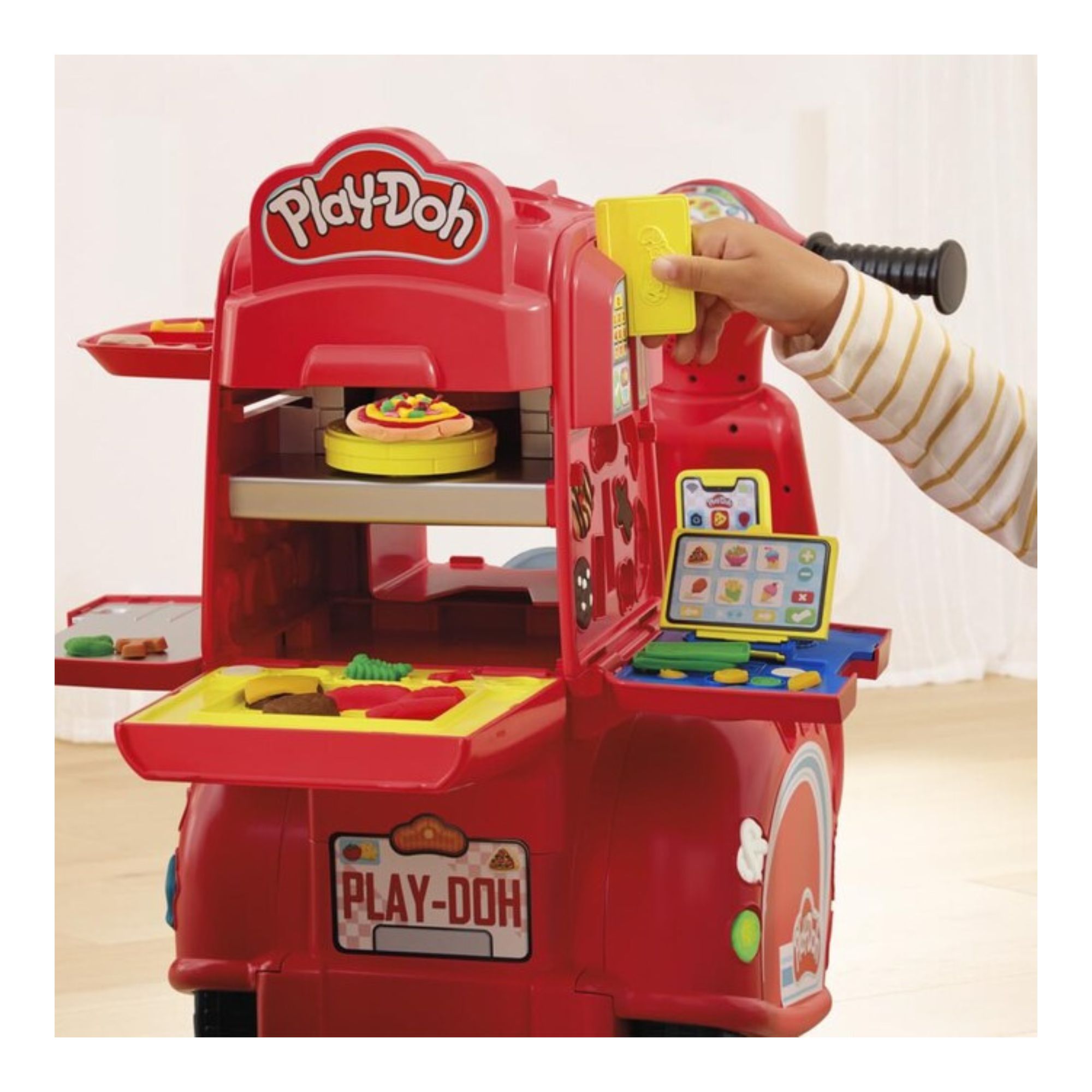 Foto 5 | Moto Play-doh Juguete de Montar Repartidora de Pizzas Rojo