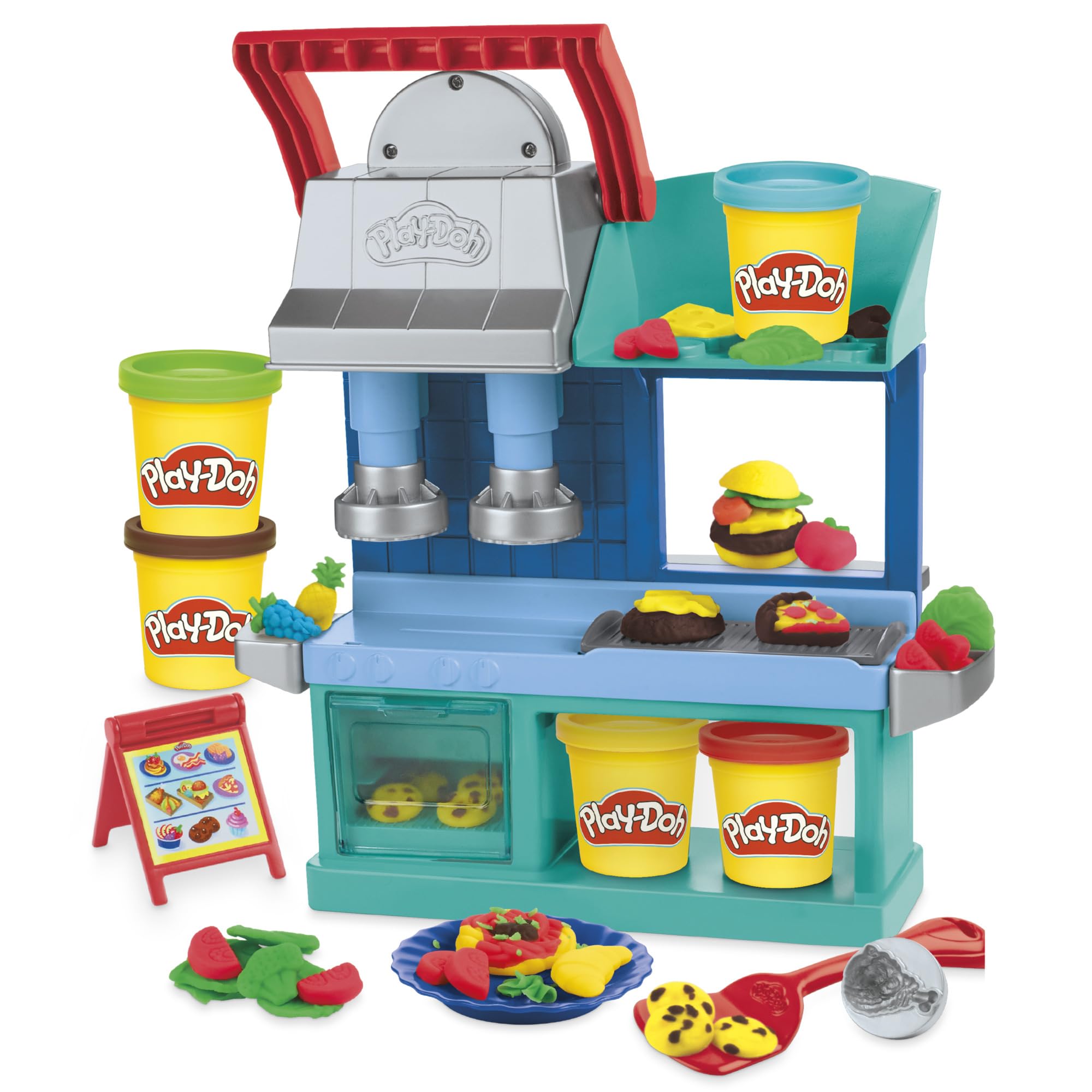 Playset Play-doh Kitchen Creations Busy Chef's Restaurant - Venta Internacional