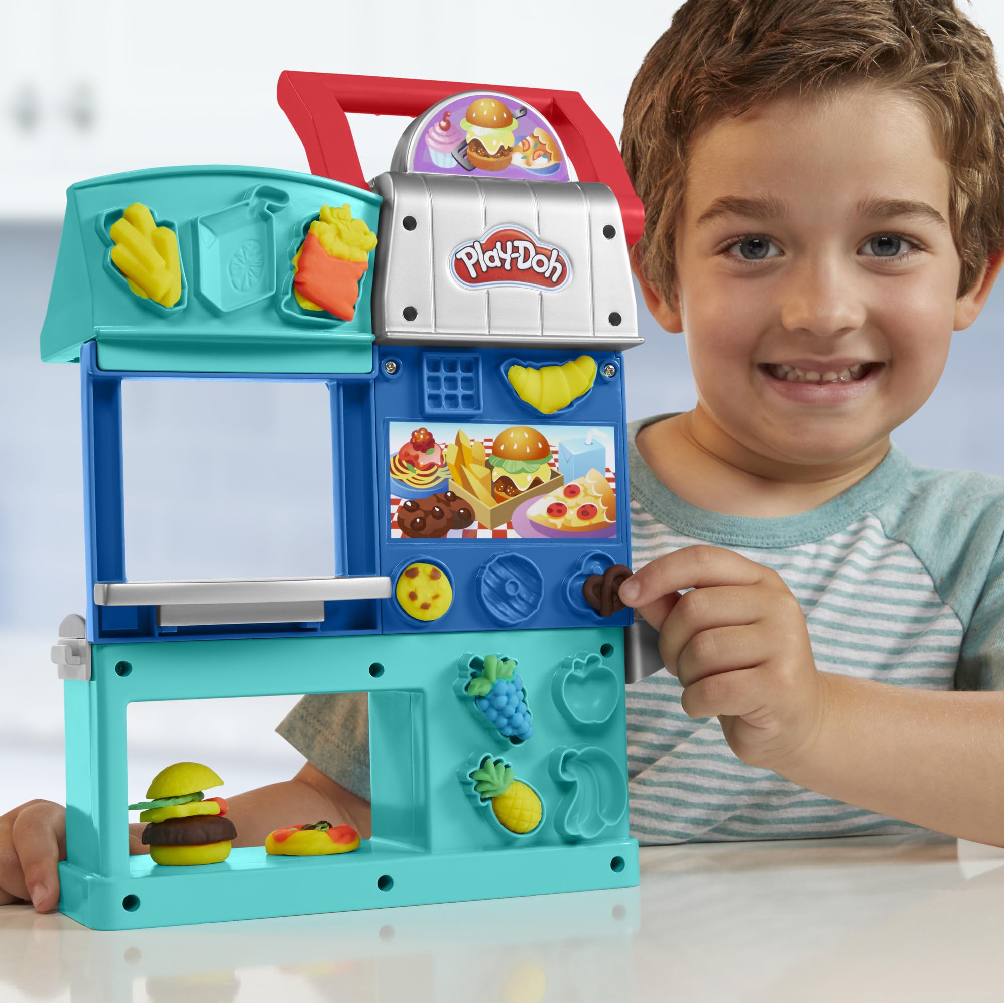 Foto 4 pulgar | Playset Play-doh Kitchen Creations Busy Chef's Restaurant - Venta Internacional