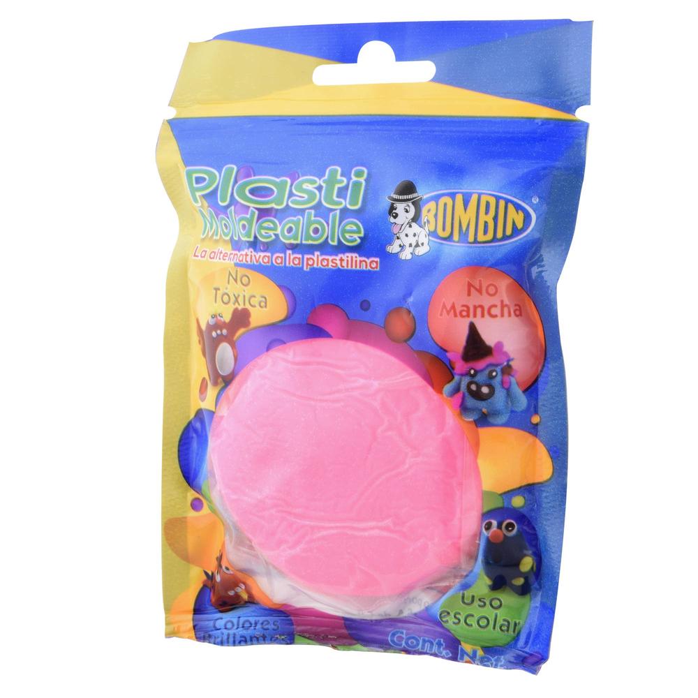 Foto 3 pulgar | Set 5 Piezas de Plastilina Moldeable Bombin Rosa 100 g