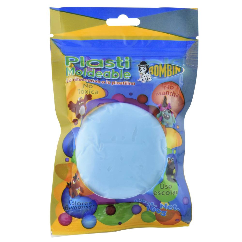 Foto 2 pulgar | Set 5 Piezas de Plastilina Moldeable Bombin Azul 100 g