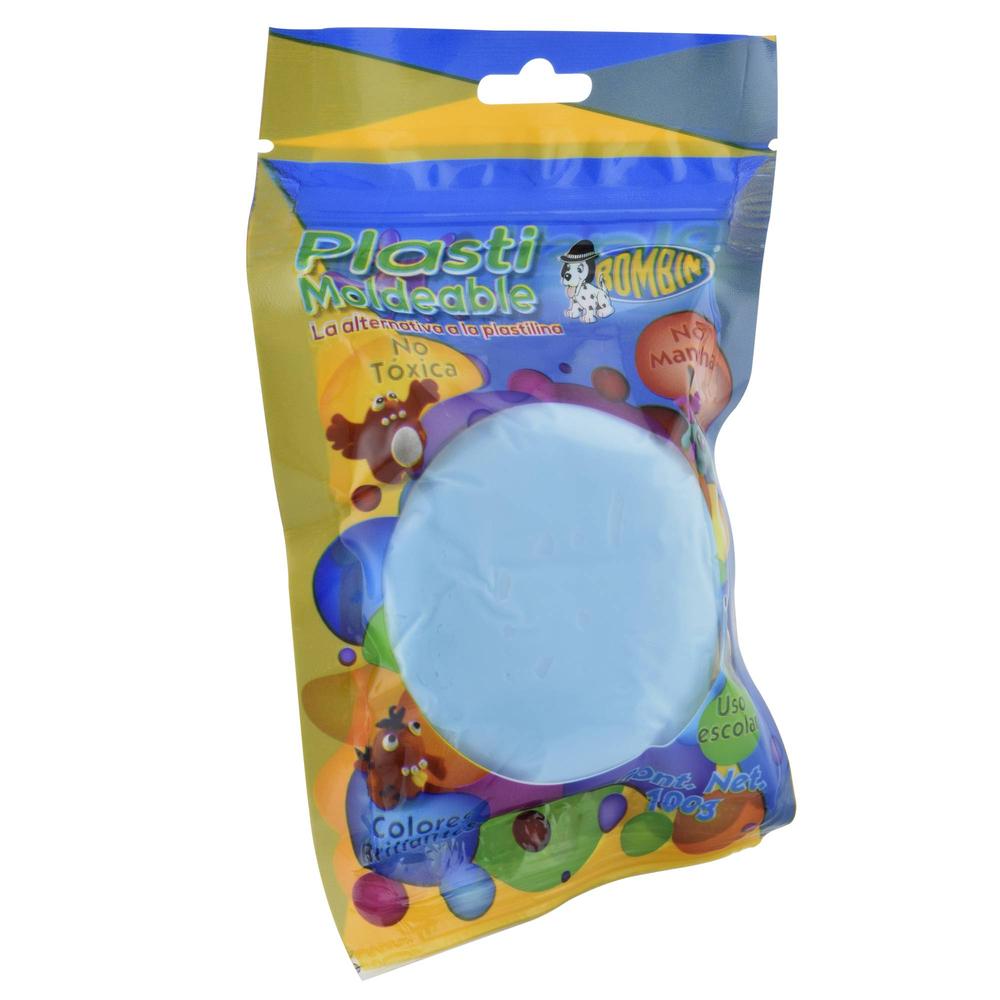 Foto 3 pulgar | Set 5 Piezas de Plastilina Moldeable Bombin Azul 100 g