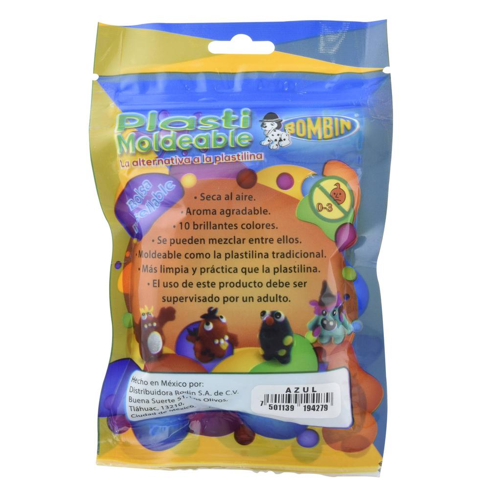 Foto 5 pulgar | Set 5 Piezas de Plastilina Moldeable Bombin Azul 100 g