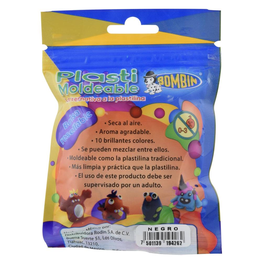 Foto 5 pulgar | Set 5 Piezas de Plastilina Moldeable Bombin Negra 100 g