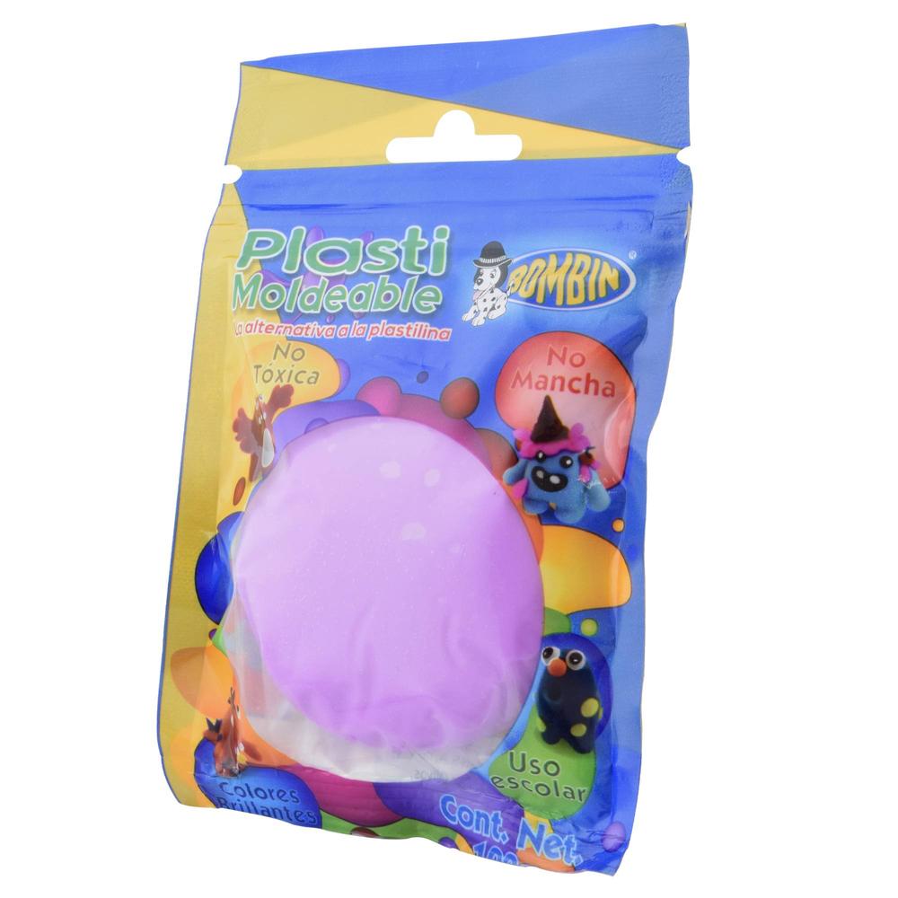 Foto 2 | Set 5 Piezas de Plastilina Moldeable Bombin Púrpura 100 g